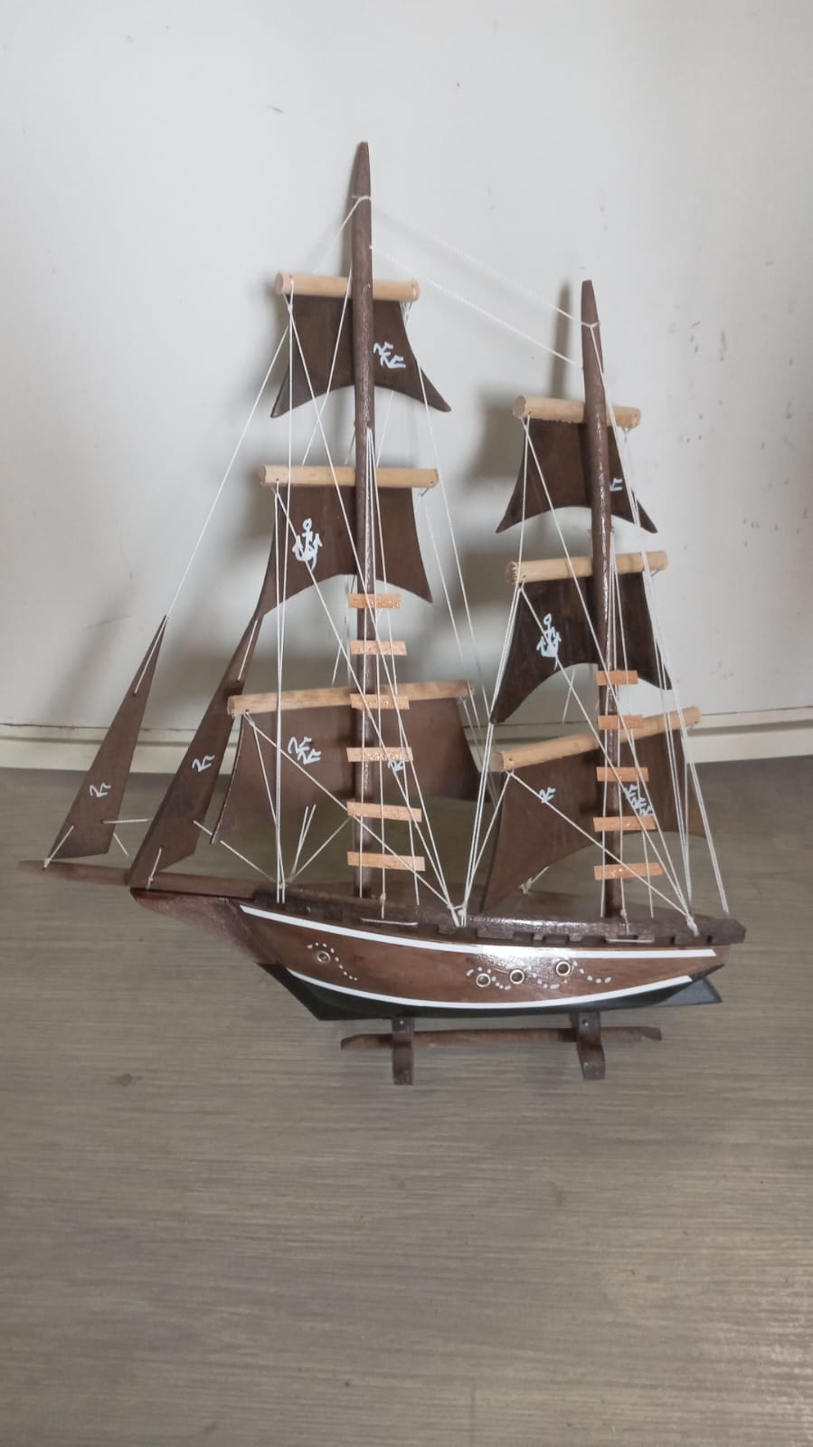 Mini Kadırga Ağaç Yelken